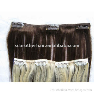 Wholesale Remy Human Hair Clip In Hair Extensions